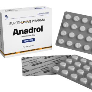 Anadrol 50 mg [60 compresse] SuperHuman Pharma: Potente anabolizzante per aumentare la massa muscolare e la forza, ideale per atleti e culturisti