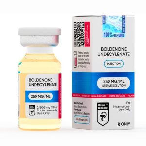 Flacon de boldénone undécylénate (équipoise) à 250 mg/ml de Hilma Biocare