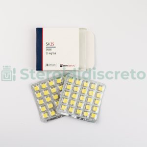 S4 25 (Andarine) Deus Medical, un modulatore selettivo del recettore degli androgeni, in compresse da 25 mg, utilizzato per la perdita di grasso e l'aumento della massa muscolare