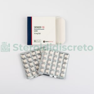 SR9009 10 (Stenabolic) Deus Medical, un integratore di 10 mg per compressa, utilizzato per migliorare la resistenza e il metabolismo, supportando così il rendimento fisico e la perdita di grasso