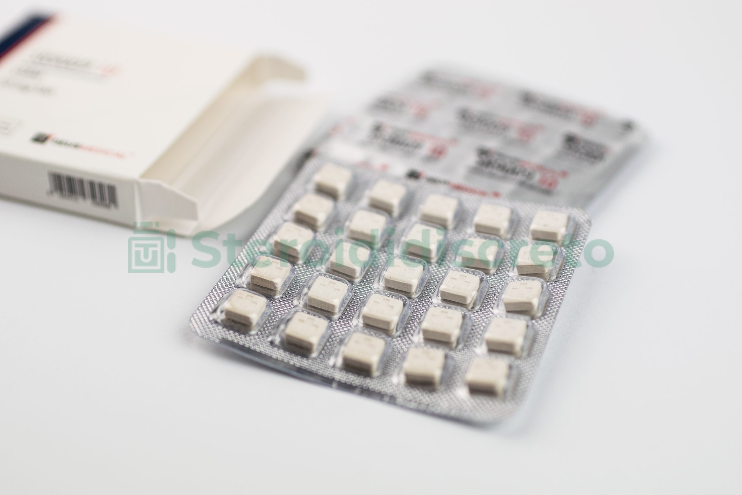 SR9009 10 (Stenabolic) Deus Medical, un integratore di 10 mg per compressa, utilizzato per migliorare la resistenza e il metabolismo, supportando così il rendimento fisico e la perdita di grasso