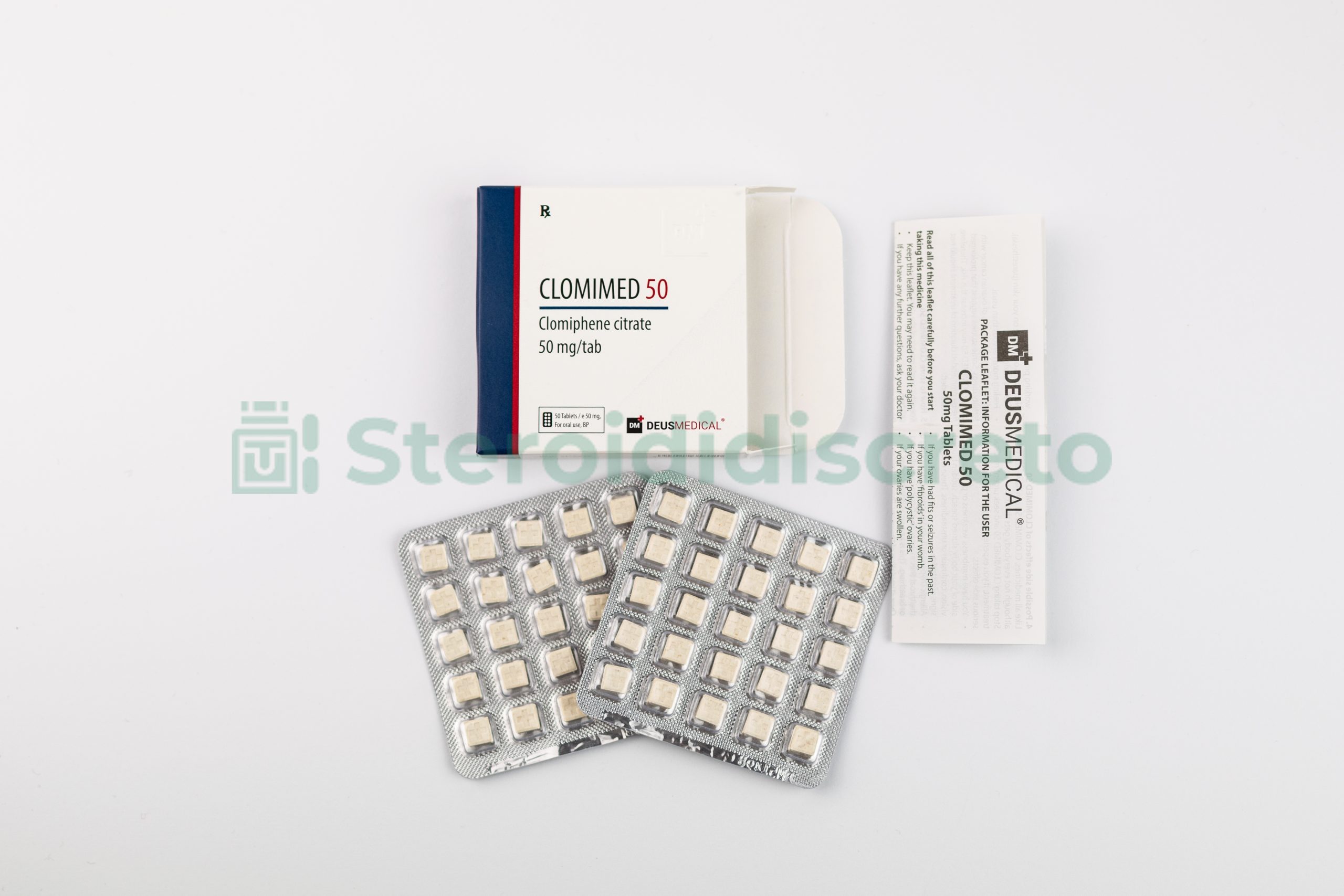 CLOMIMED 50 (Clomiphene citrate) Deus Medical