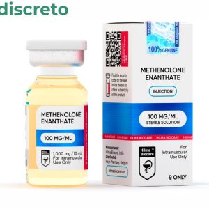 Fiala da 10 ml di enantato di methenolone (Primobolan) con un dosaggio di 100 mg/ml di Hilma Biocare