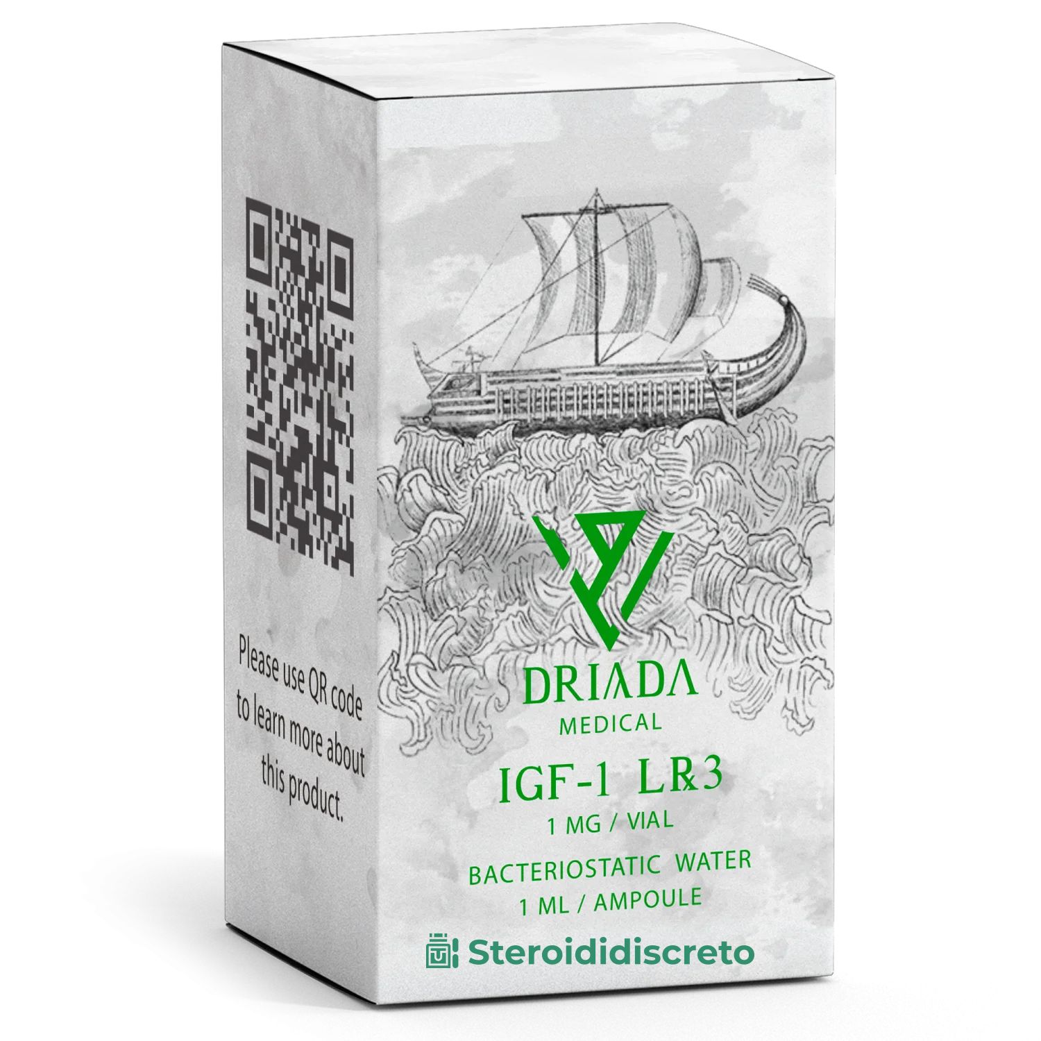 Confezione di IGF-1 LR3 - Peptide di Driada Medical per la crescita muscolare