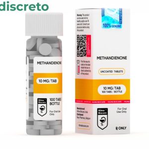 Confezione di Methandienone (Dianabol) da 10 mg con 100 compresse, prodotto da Hilma Biocare