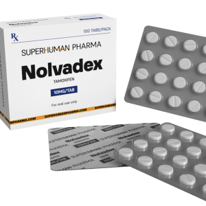 Nolvadex 10 mg  SuperHuman Pharma: Modulatore selettivo del recettore degli estrogeni, utilizzato per il trattamento del cancro al seno e nella terapia post ciclo