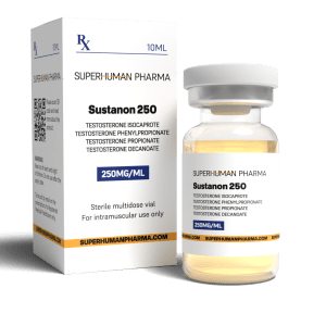 Sustanon 10 ml  SuperHuman Pharma: Anabolizzante per aumentare la massa muscolare e la forza, ideale per atleti e culturisti