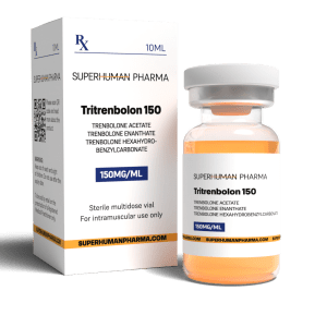 Tritrenbolone 10 ml [150mg/ml] SuperHuman Pharma: Anabolizzante per aumentare la massa muscolare e la forza, ideale per atleti e culturisti