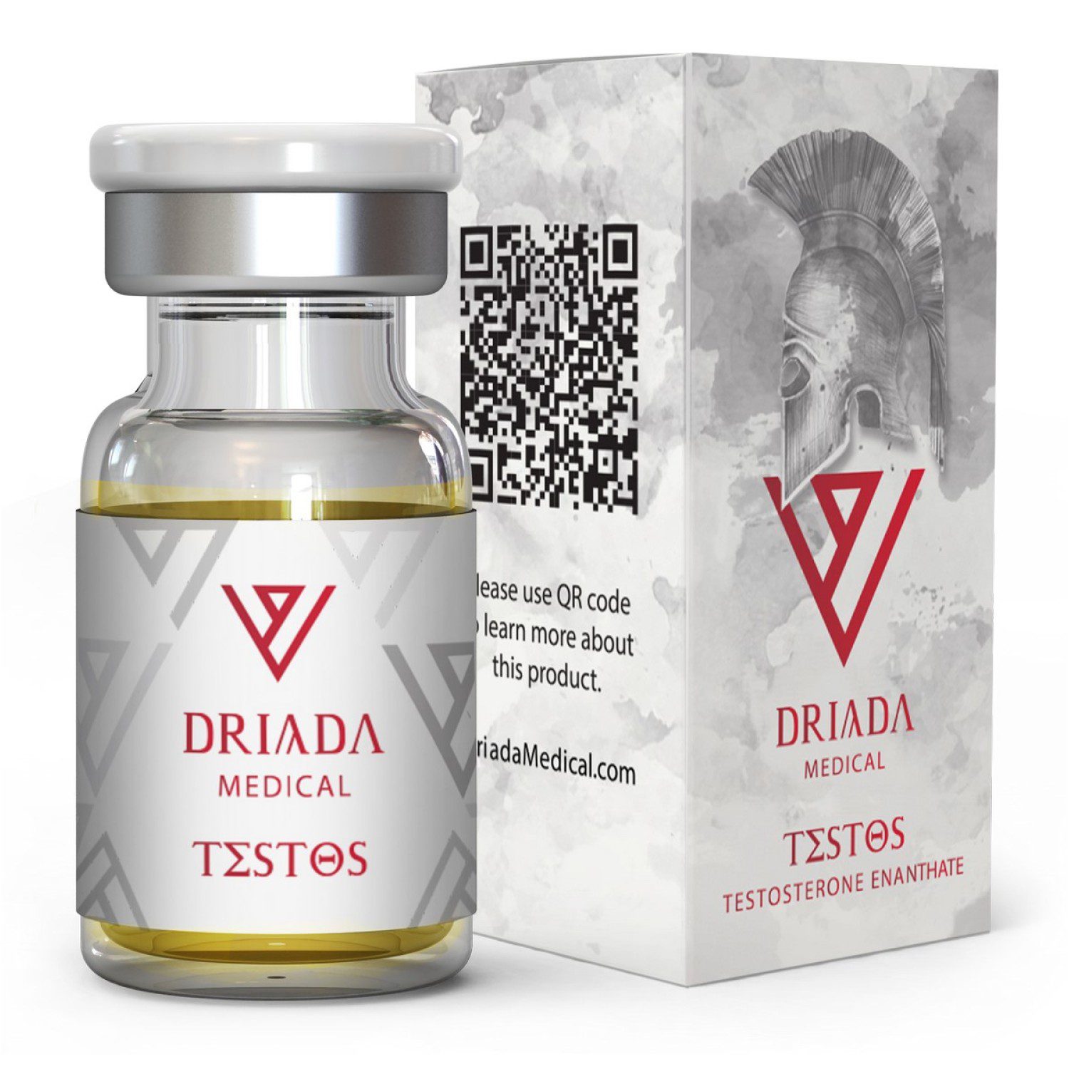 Testos (Testosterone Enanthate) Driada Medical 250 mg/ml 10ml vials